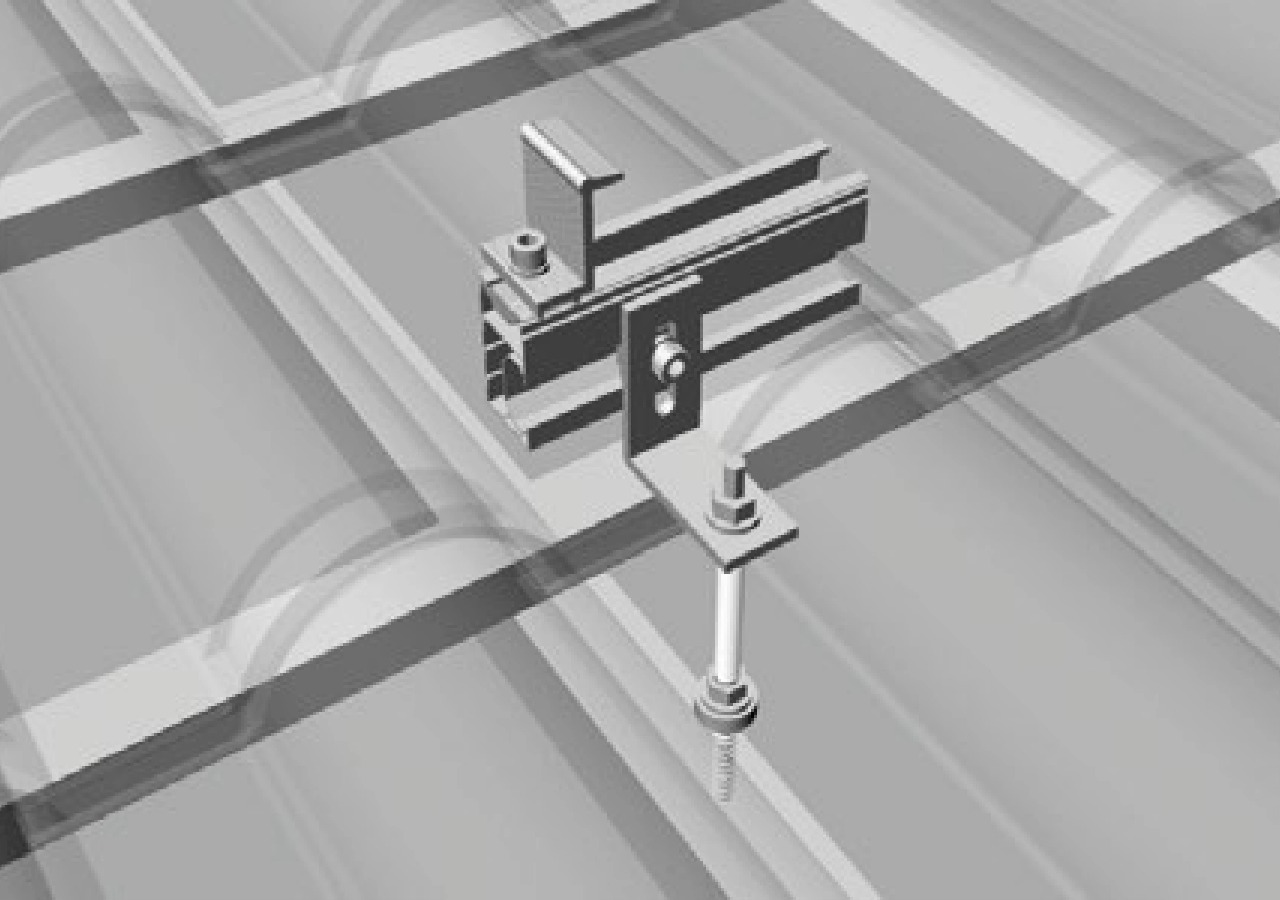 Estruturas de Fixação em Telhado de Fibrocimento